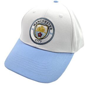 Manchester City FC Contrast Baseball Cap / Sky Blue/White